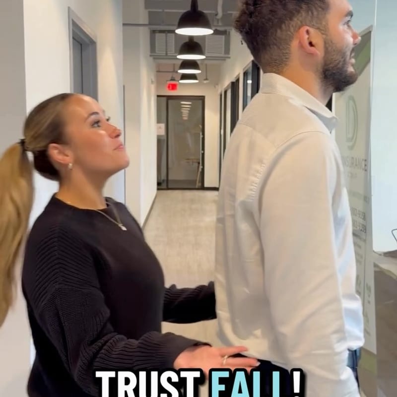 Veronica Lopez-Calleja, CEO & Founding Attorney, and her legal team in a playful office video about trust.